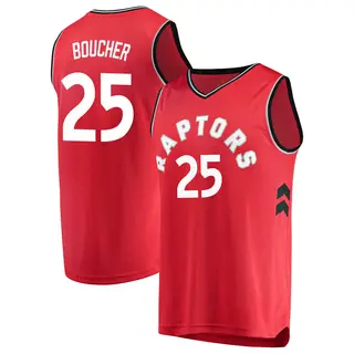 Toronto Raptors Men's Chris Boucher Red Fast Break Jersey - Icon Edition