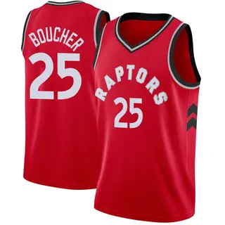 Toronto Raptors Men's Chris Boucher Red Swingman Jersey - Icon Edition