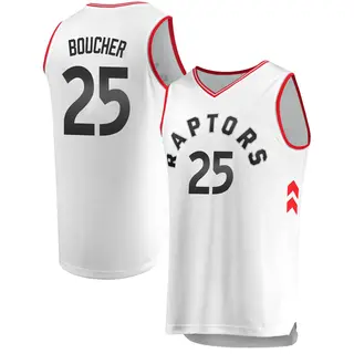 Toronto Raptors Men's Chris Boucher White Fast Break Jersey - Association Edition