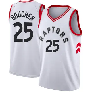 Toronto Raptors Men's Chris Boucher White Swingman Jersey - Association Edition