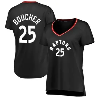 Toronto Raptors Women's Chris Boucher Black Fast Break Jersey - Iconic Edition